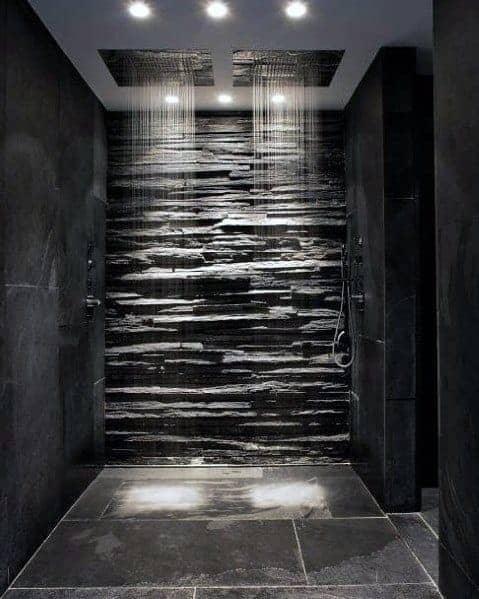 Luxury doorless walk in shower ideas