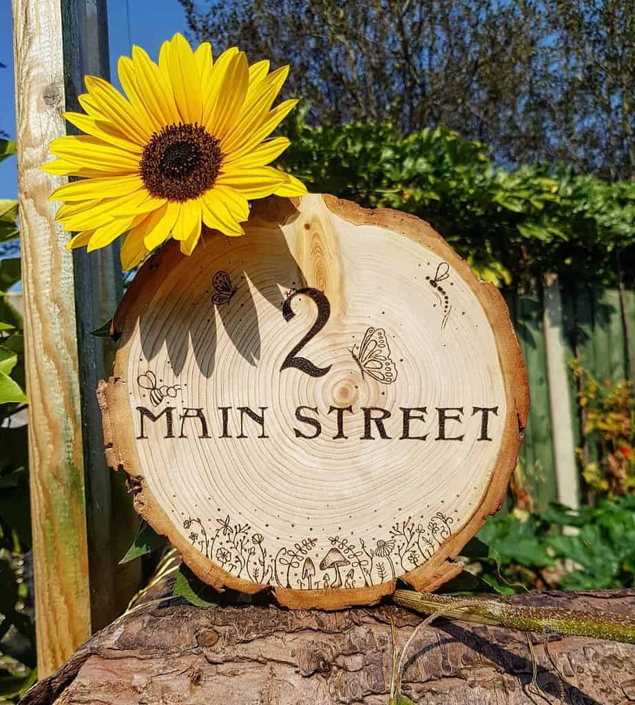 DIY house number ideas 