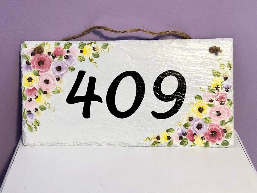 DIY house number ideas 