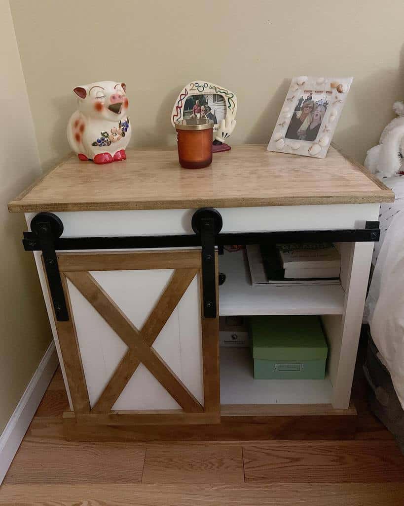 Farmhouse style nightstand