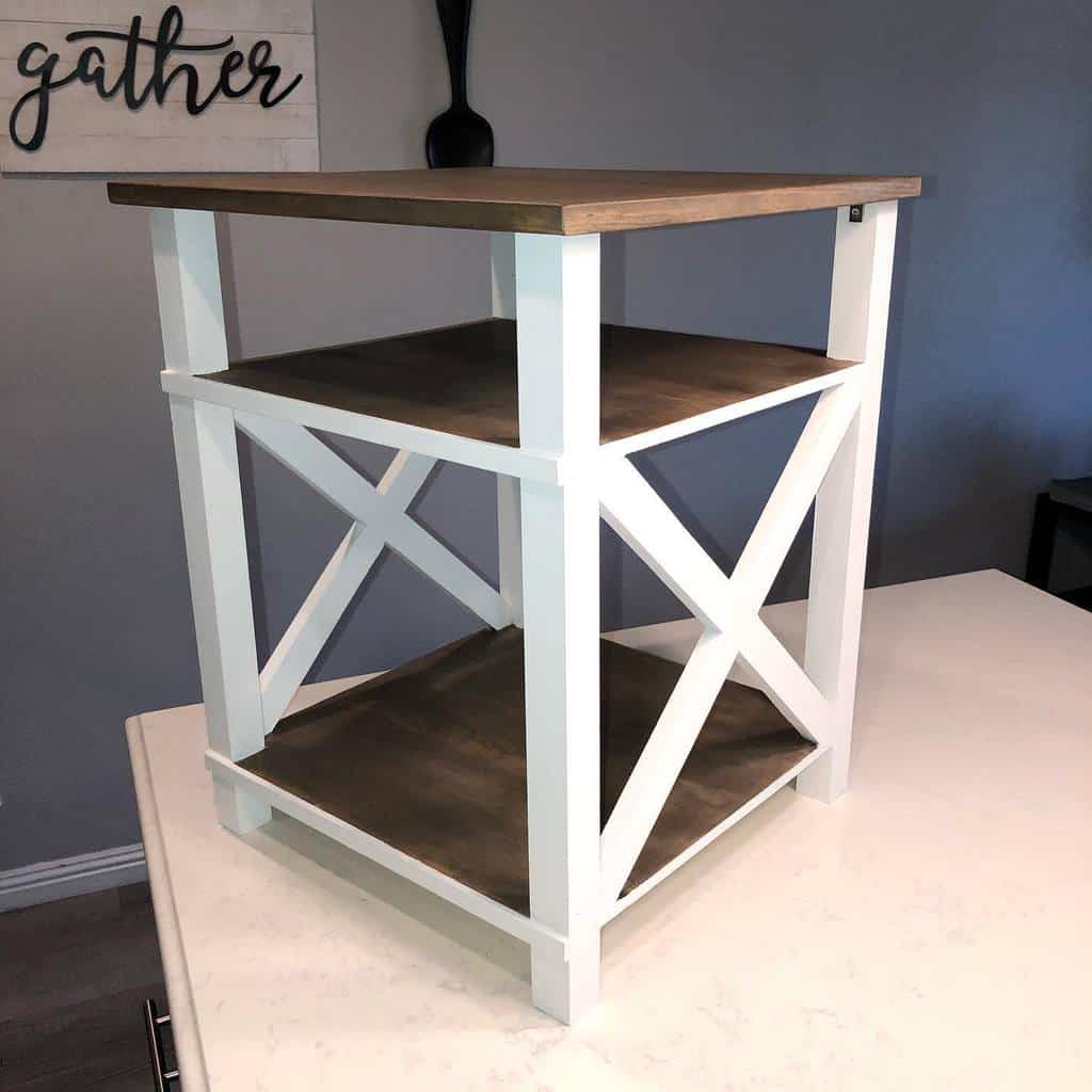 Farmhouse style nightstand