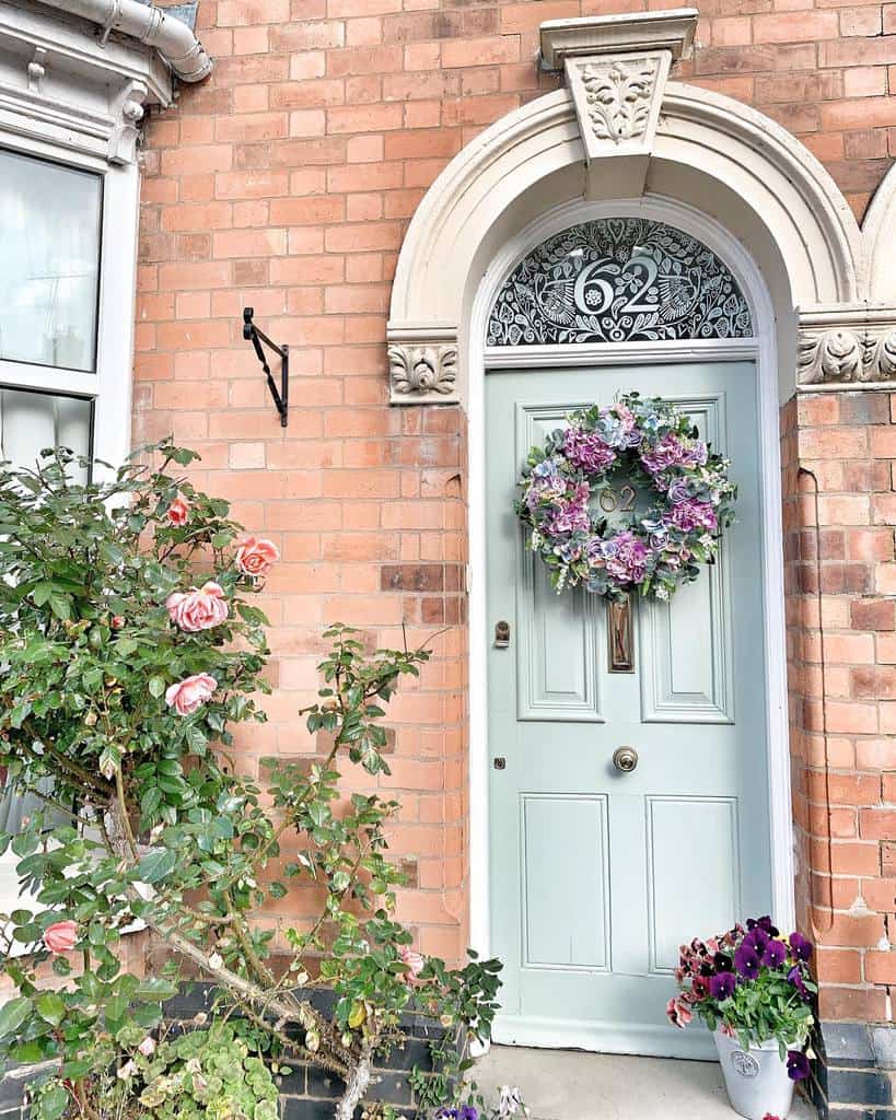 Front door house number ideas 