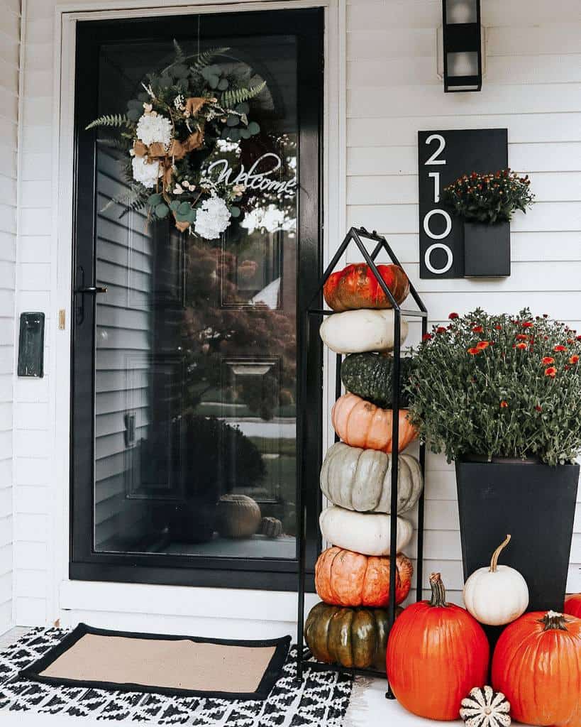 Front door house number ideas 