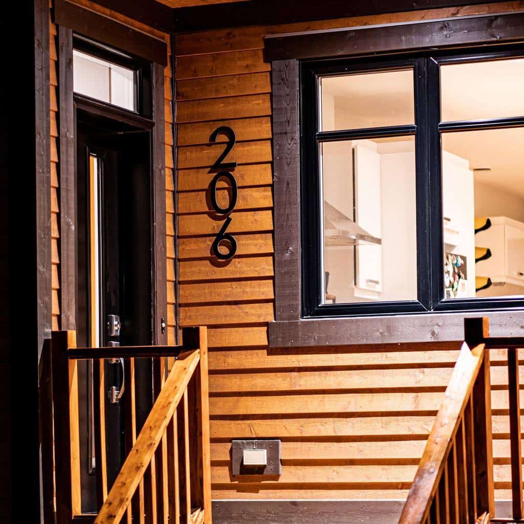 Front door house number ideas 