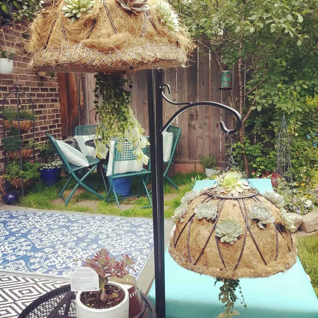 Hanging succulent garden ideas