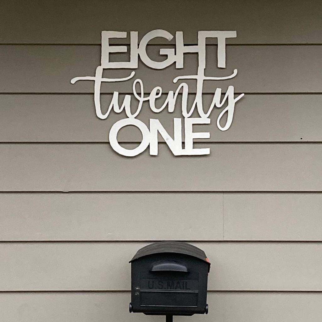 House number in words 