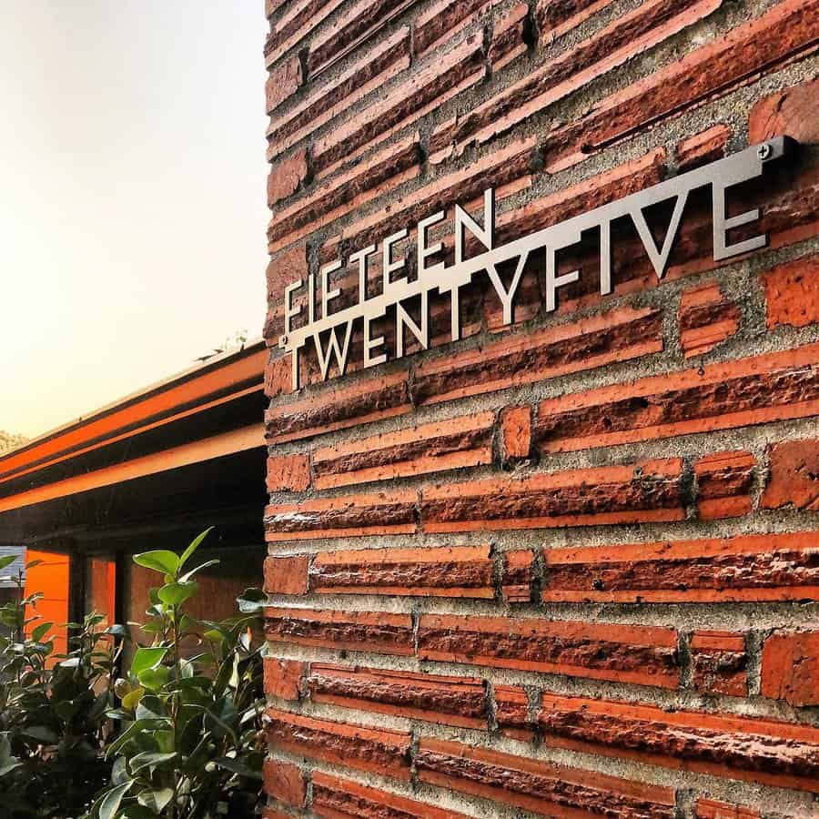 House number in words 