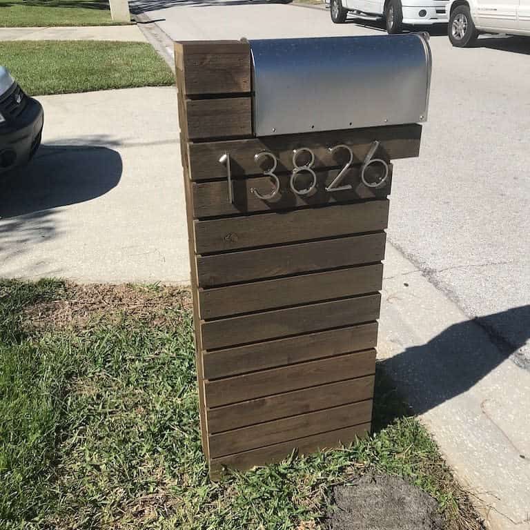 Mailbox house number ideas 