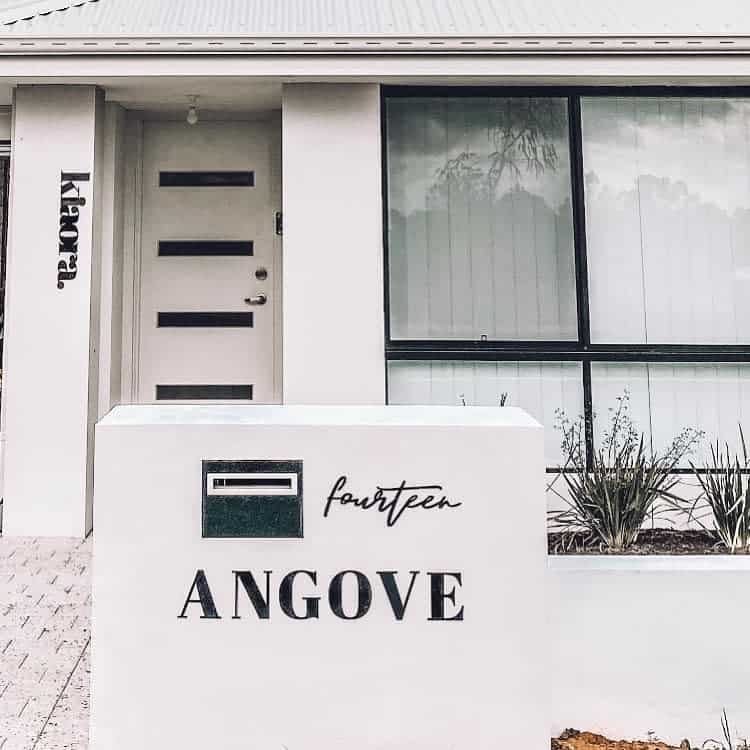 Mailbox house number ideas 