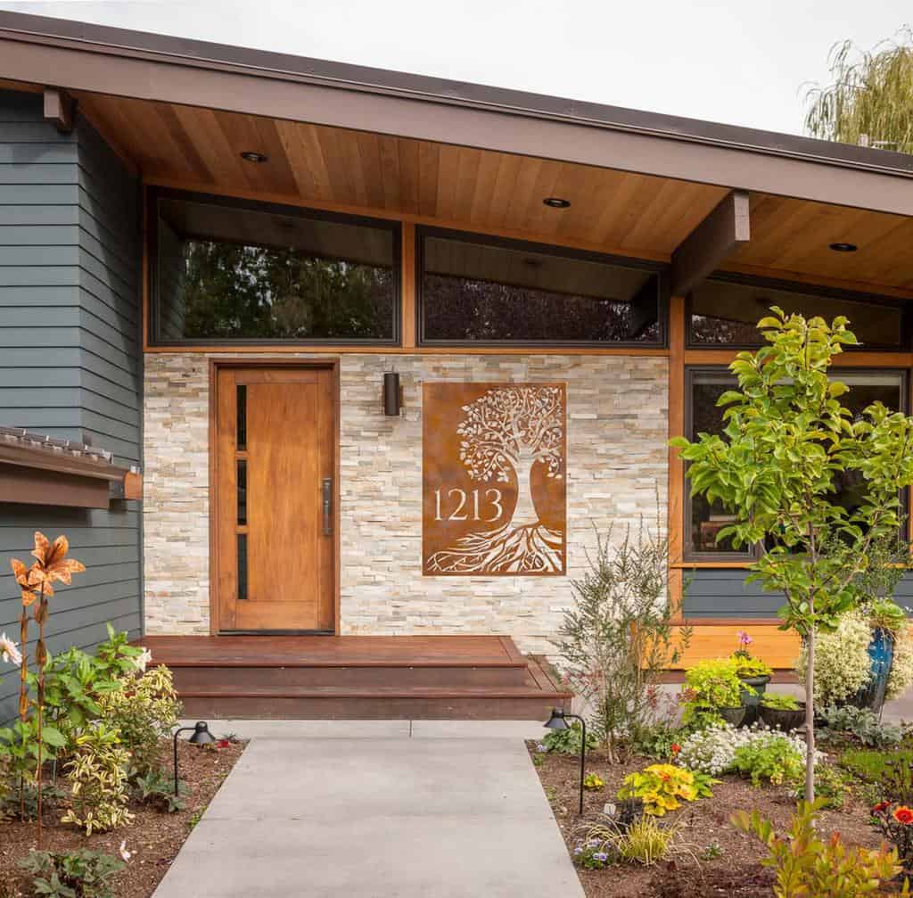 Metal house number ideas