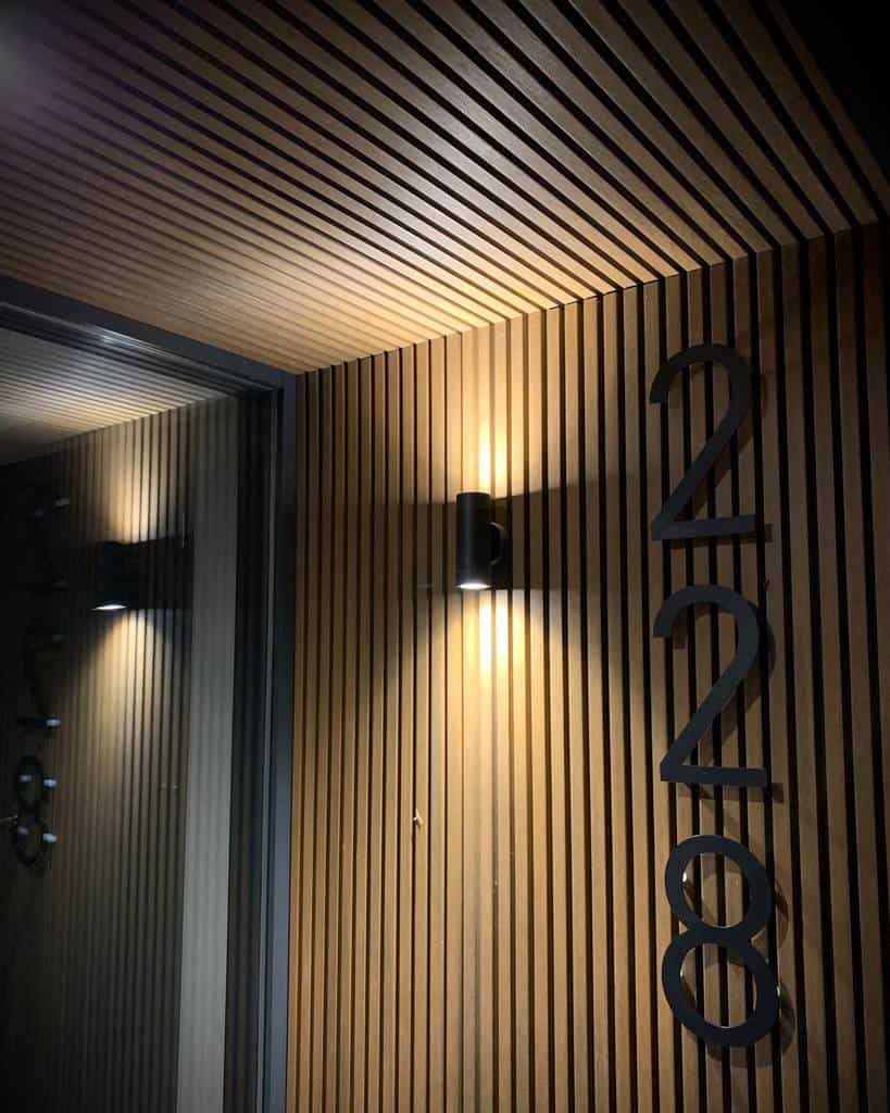 Modern house number ideas