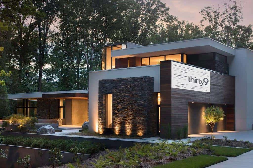 Modern house number ideas