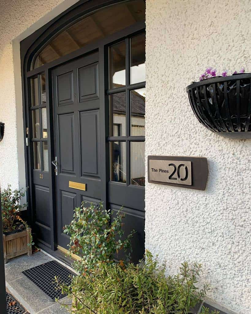 Number plate house number ideas
