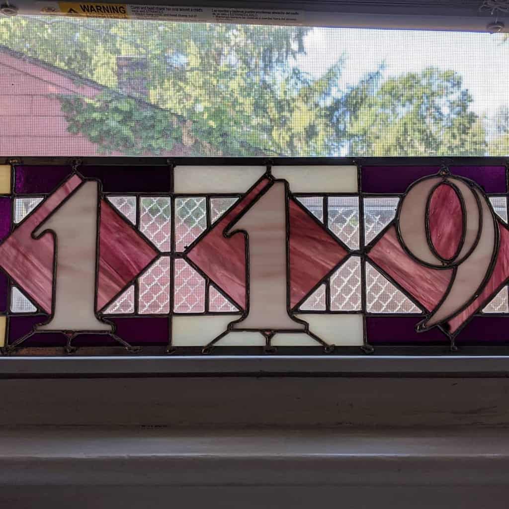 Number plate house number ideas