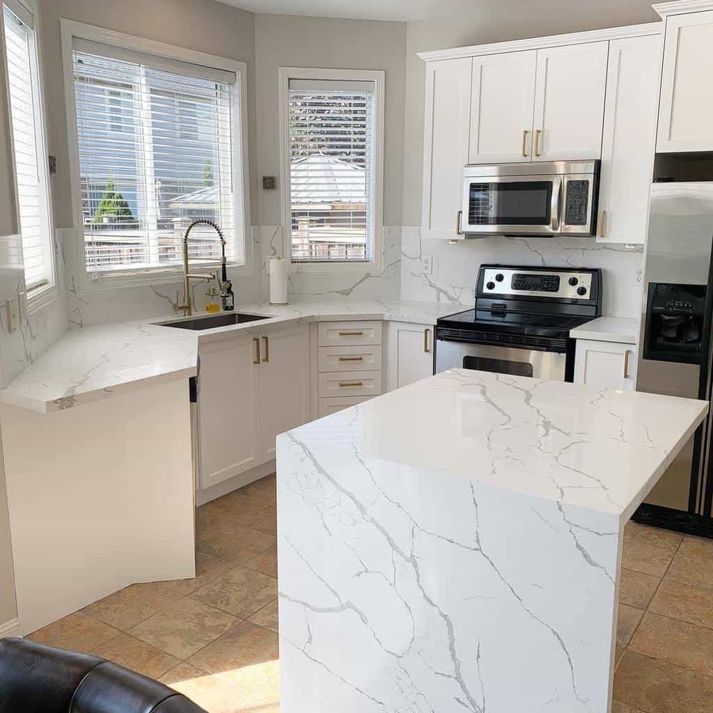 Marble countertop