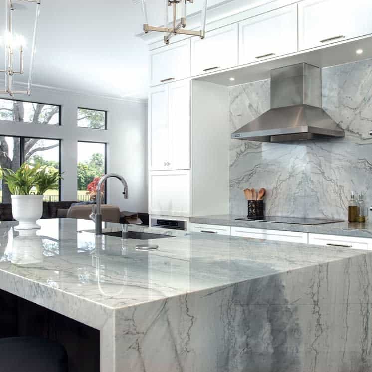 Marble countertop