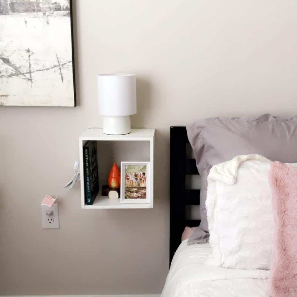 Wall mounted night stand