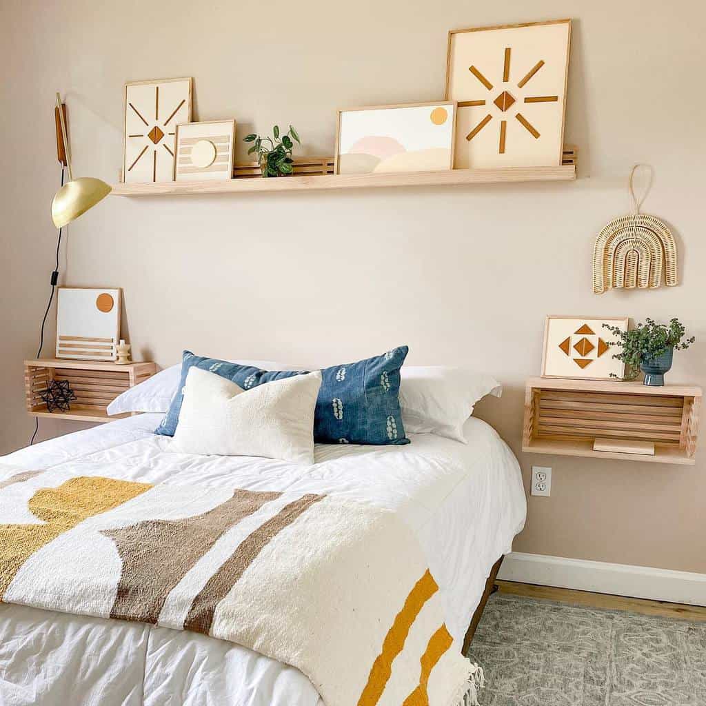 Wall mounted night stand