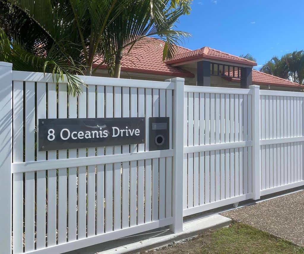 Wall or fence house number ideas