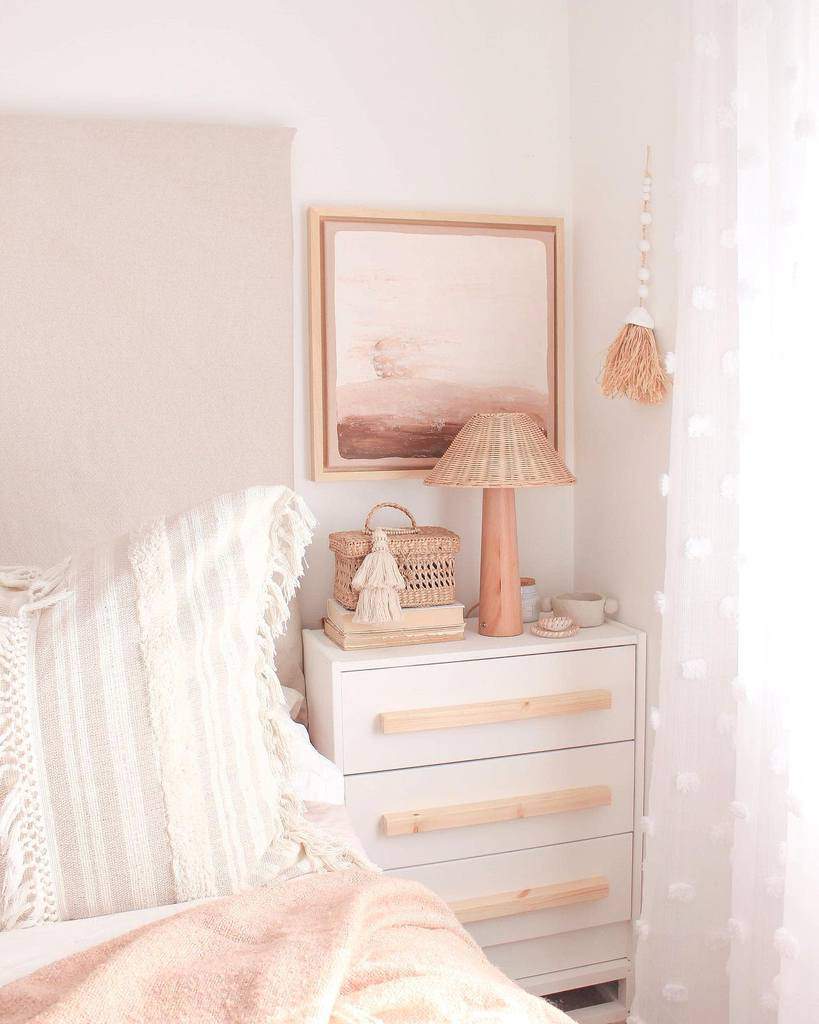 White nightstand
