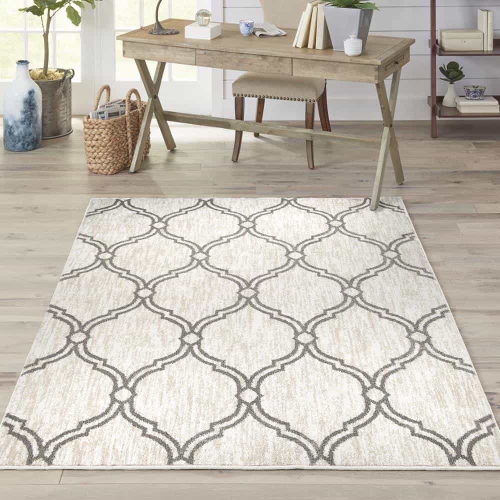 Natural Indoor Chevron Area Rug