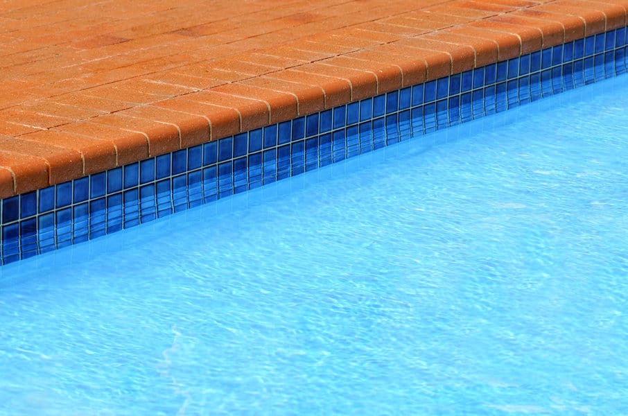 Pool pavers coping