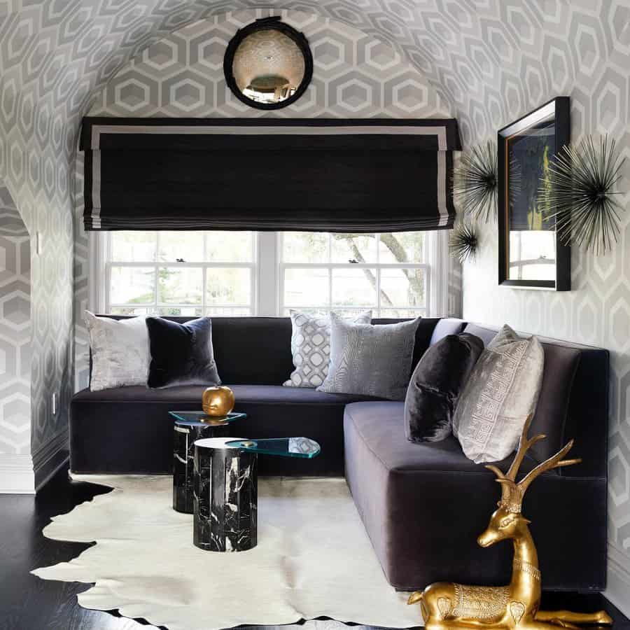 Small modern apartment living room