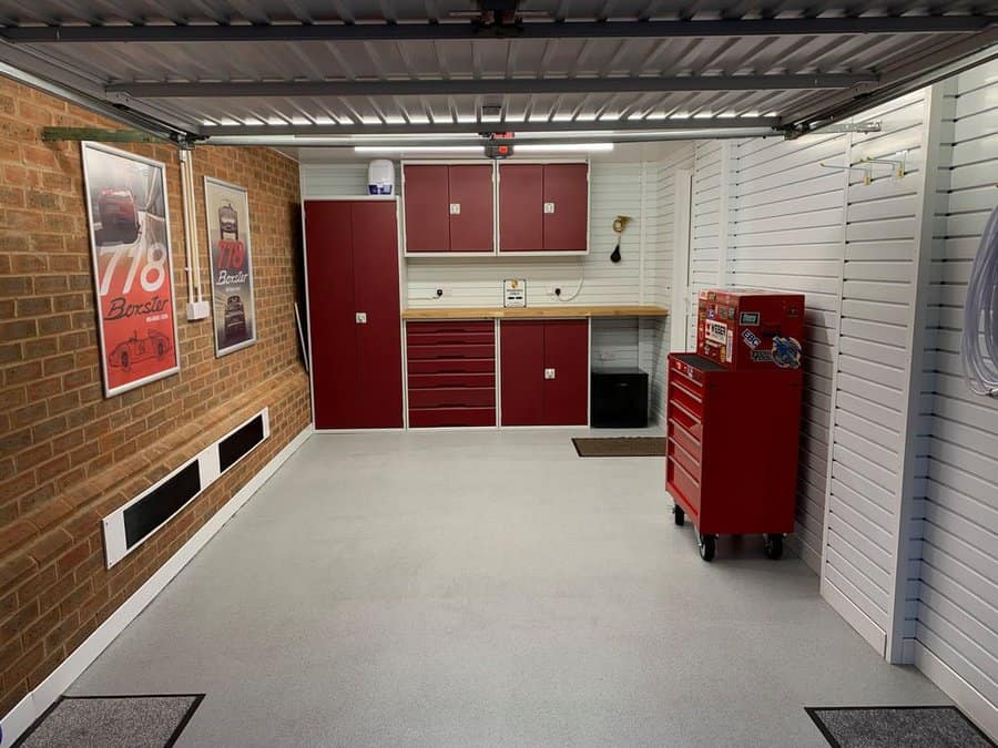 Corrugated metal garage ceiling ideas