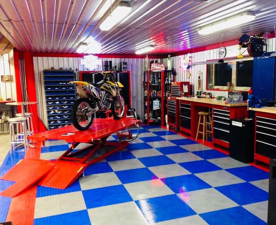 Corrugated metal garage ceiling ideas