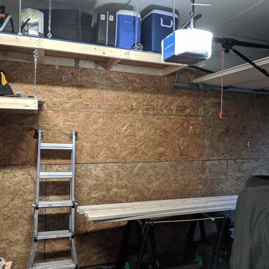 Overhead garage storage