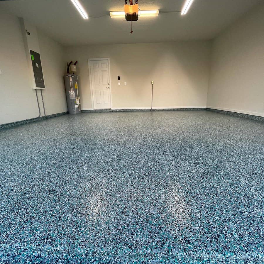 Garage epoxy floor