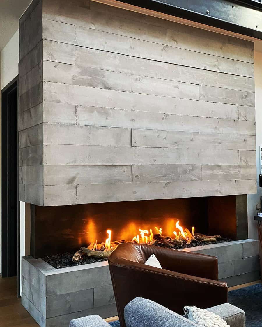 Modern fireplace