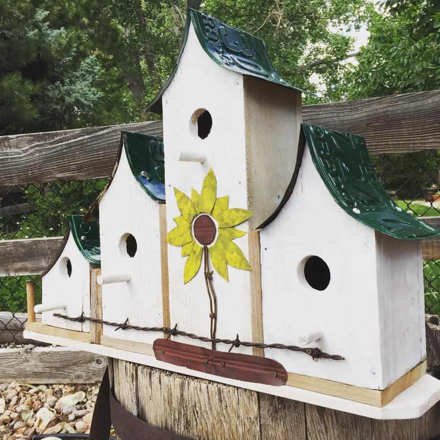 Multiple birdhouses