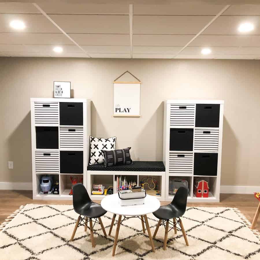 Playroom Basement Storage Ideas 2-bestfriendsontrend Toy basement storage