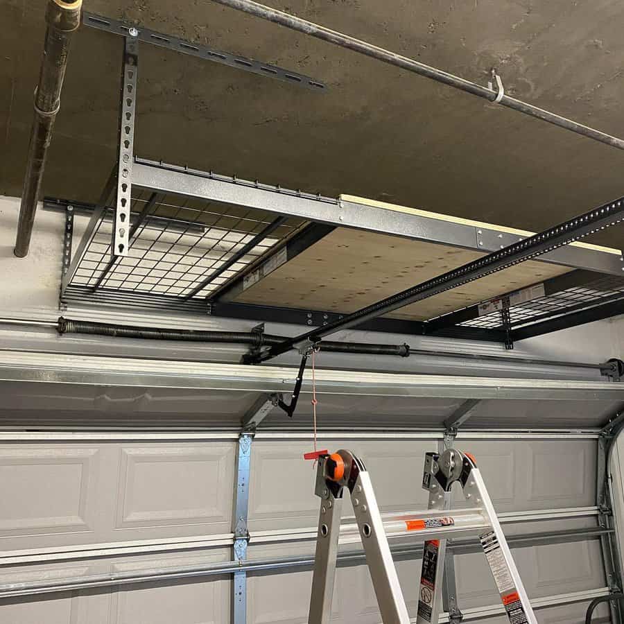Overhead garage storage