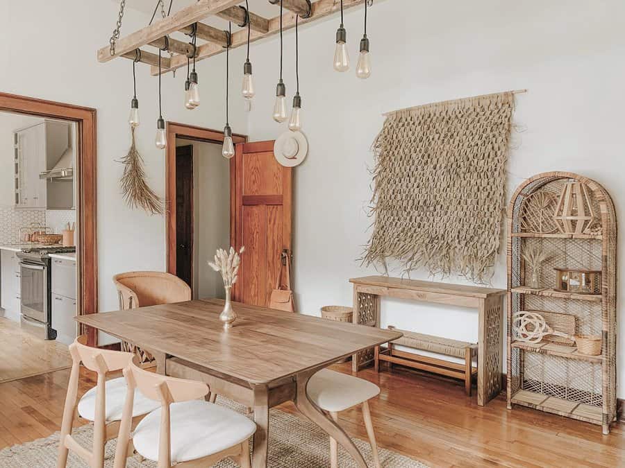 Rustic ceiling light