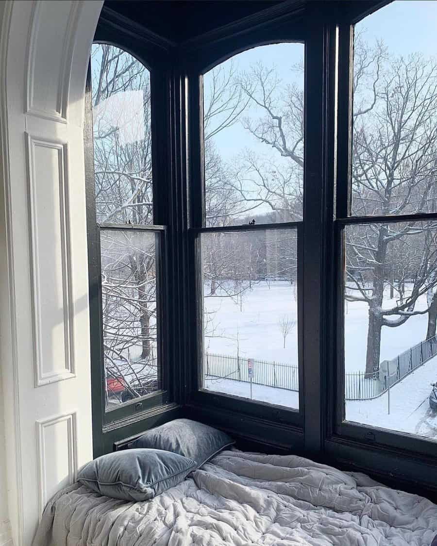 Recessed window trim