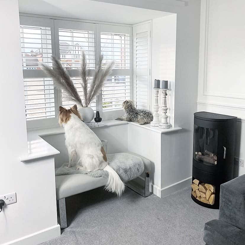 Recessed window trim