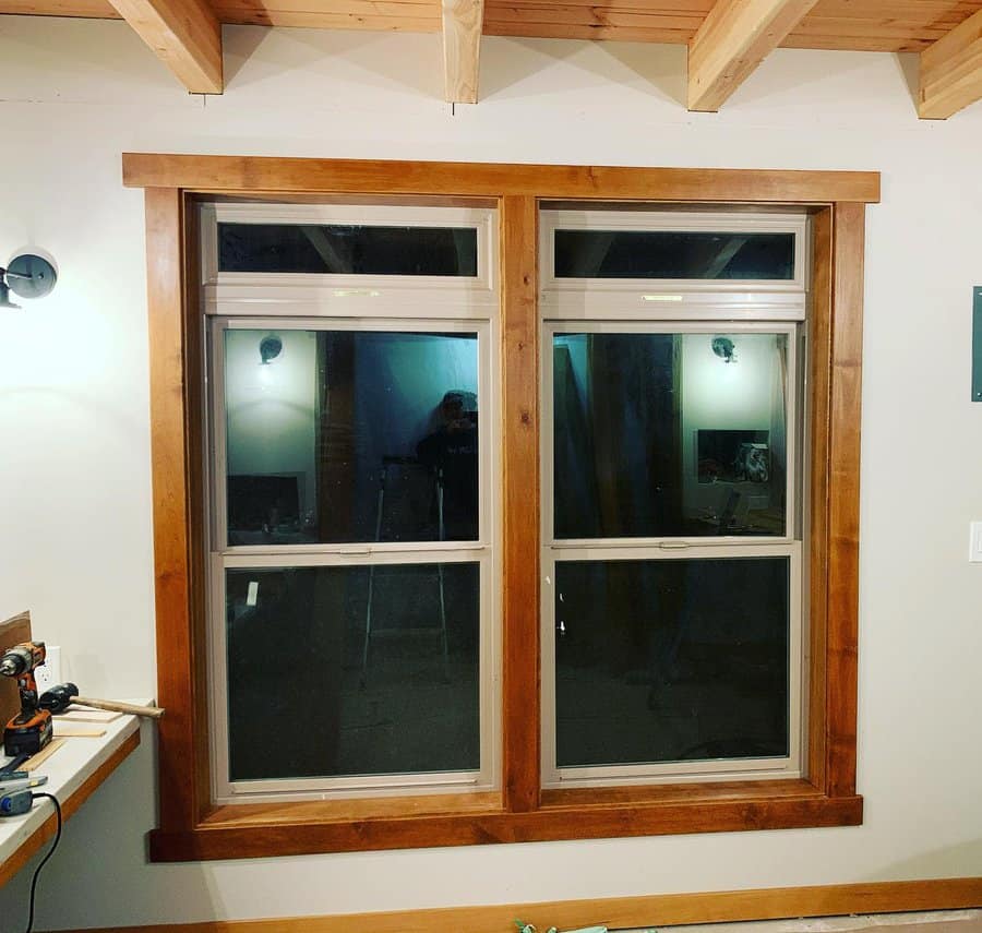 Wood window trim