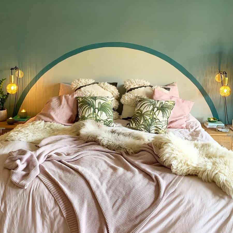 Mural art bedroom wall decor