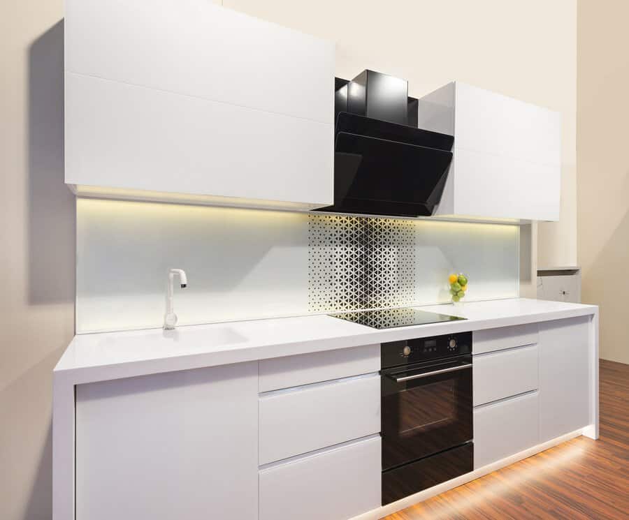 All white kitchen cabinetry