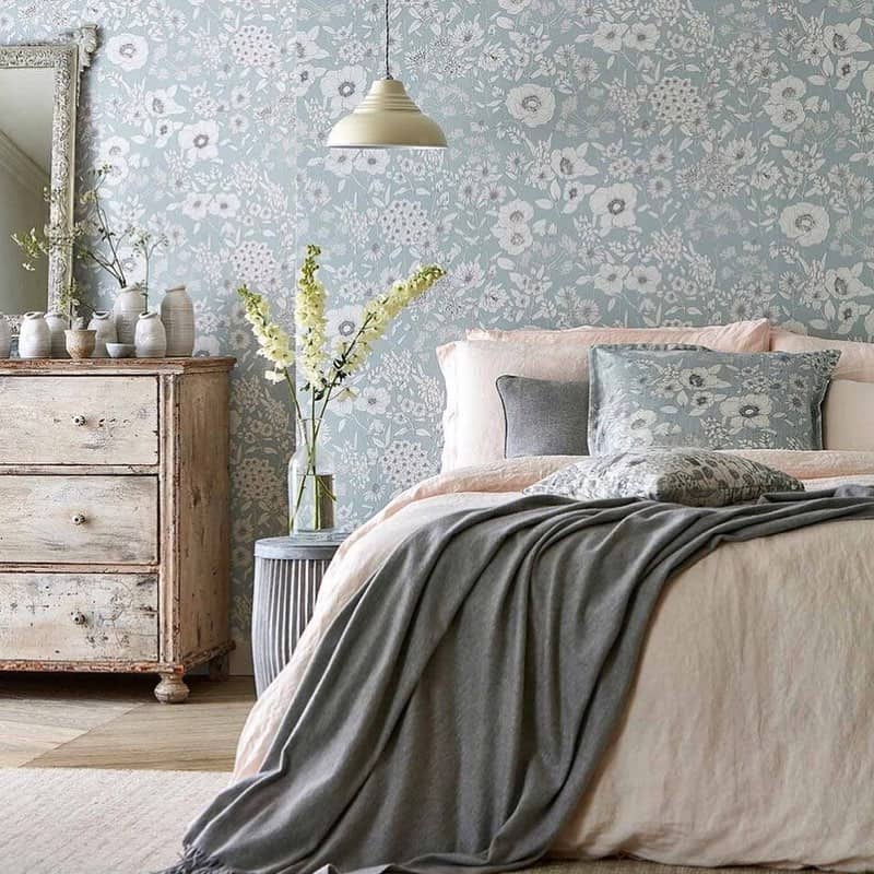 Decorative wallpaper bedroom wall decor