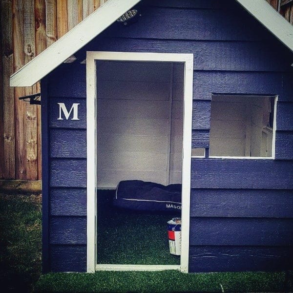 Cabin shiplap dog house