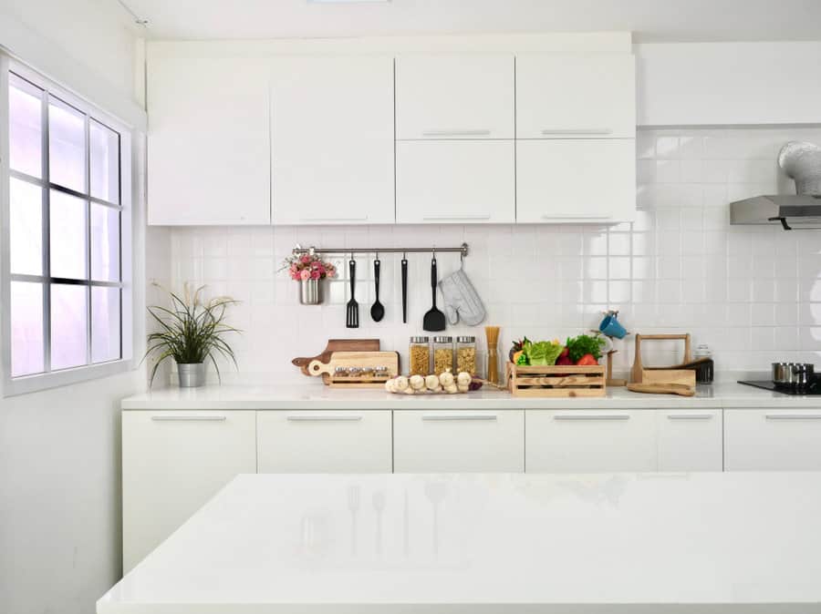 All-White Kitchen