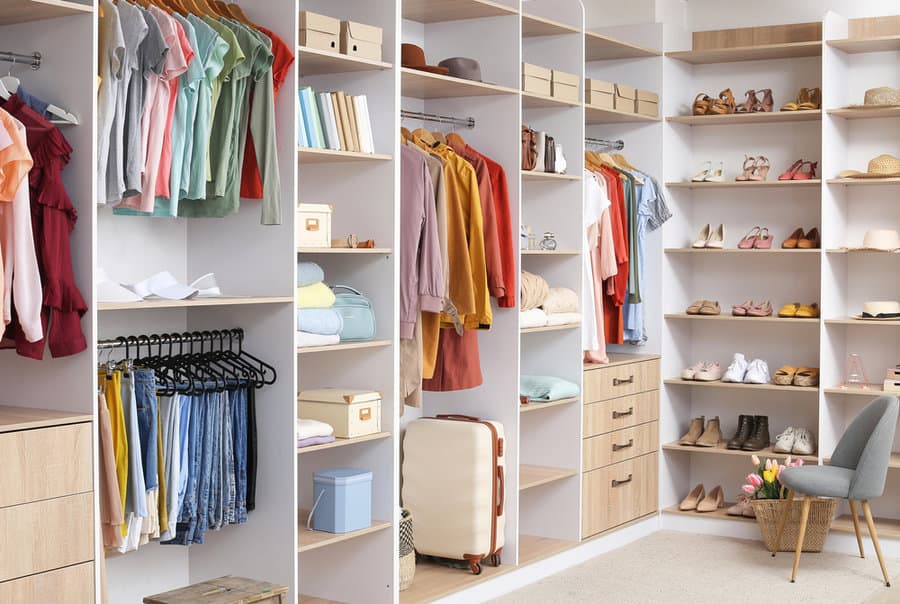 Boutique inspired closet