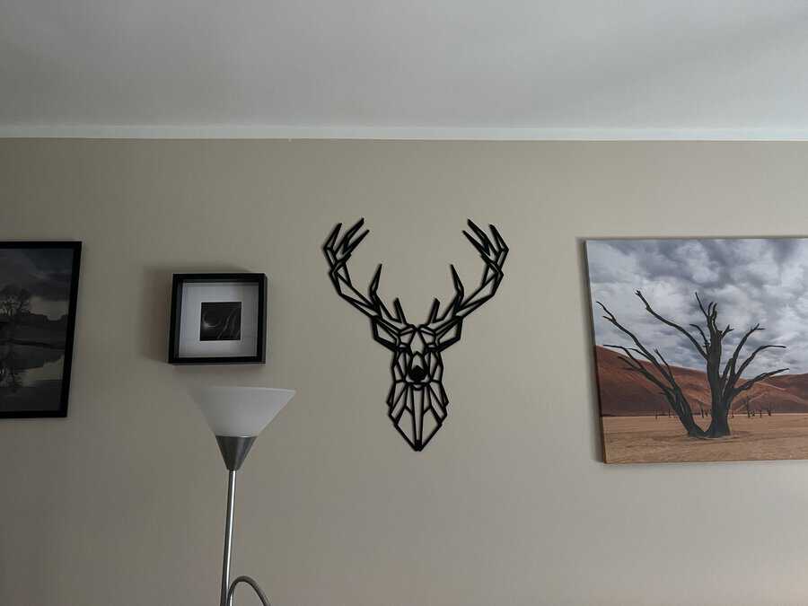Geometric Deer Wall Art